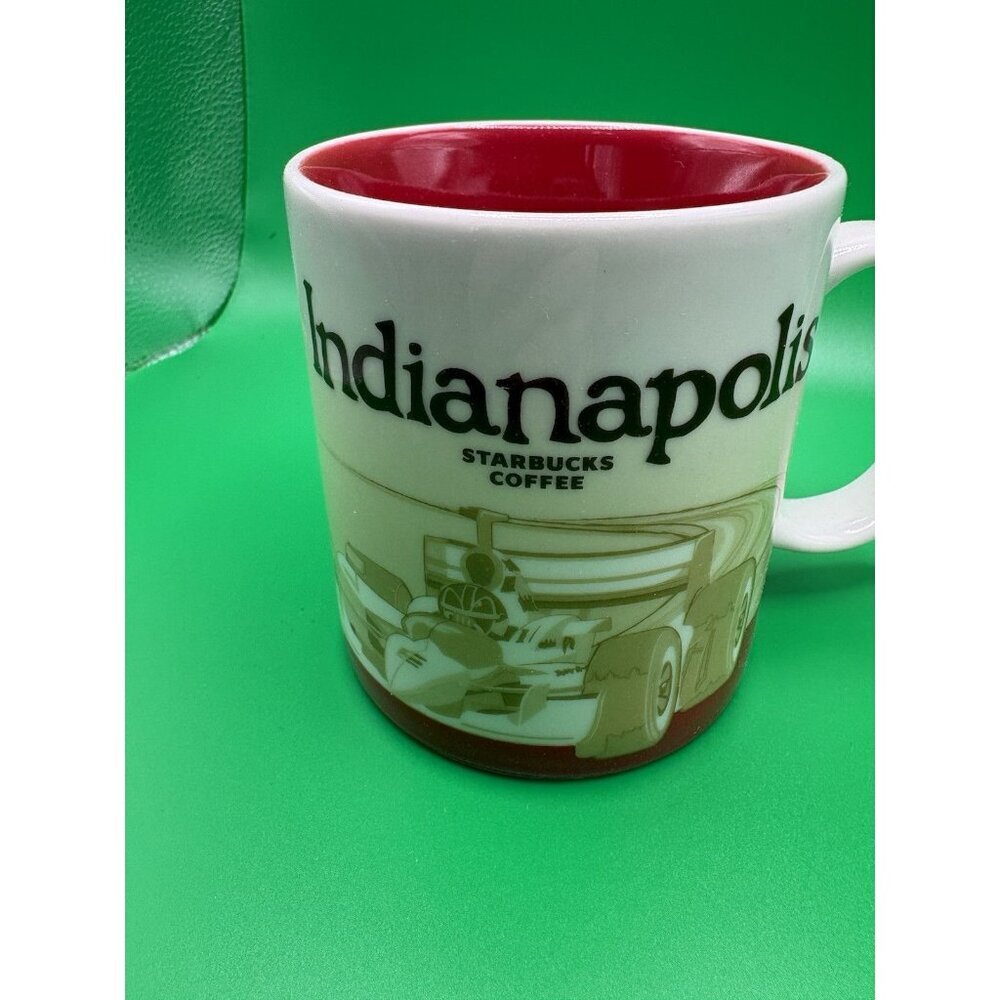 Starbucks Coffee Collector Series Indianapolis Global Icon 16 Oz Mug 2012